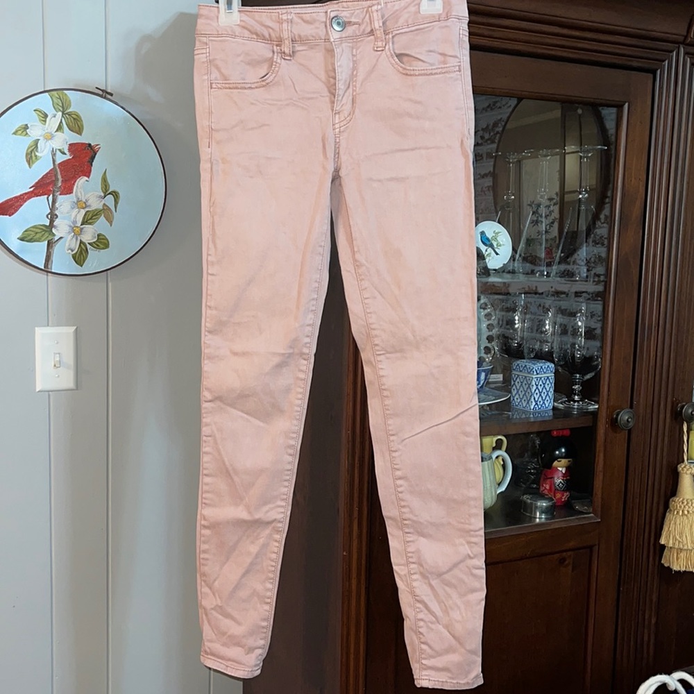 American Eagle Salmon Jeggings